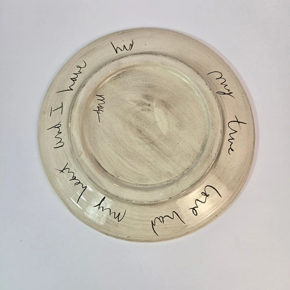 Vintage Sandra Magsamen Signed Ceramic Plate – 